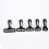50pcs Black Plastic Swivel Snap Hooks Backpack Hooks with Rotating Buckle 4