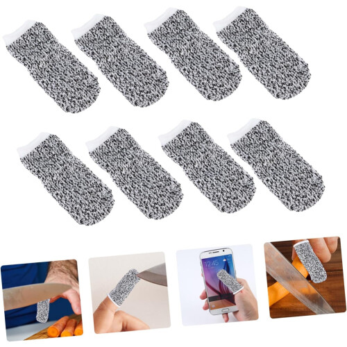 Capas reutilizáveis protetoras dos dedos dos berços resistentes ao corte de 40pcs 2