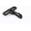 50pcs Black Plastic Swivel Snap Hooks Backpack Hooks with Rotating Buckle 8