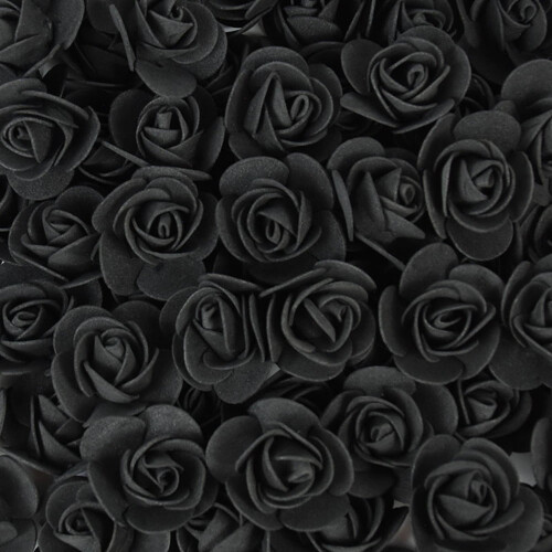 Teste di rose artificiali rosa cipria, 50 pezzi