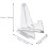 40pcs Guitar Pick Holder Acrylic Triangular Display Stand Simple Sophisticated Design Organizer 2