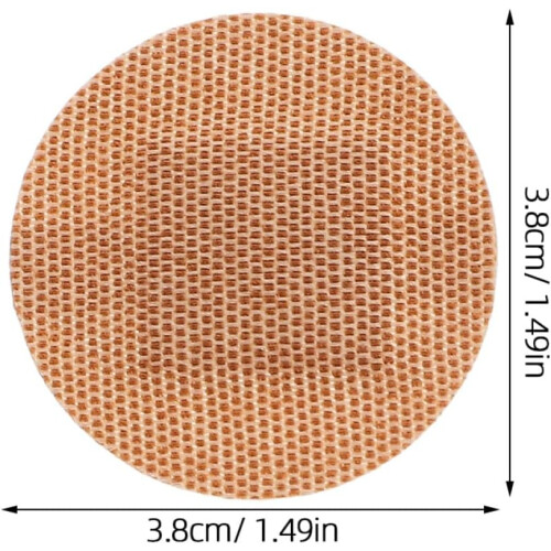 Flexible, atmungsaktive Pflaster, 100 Stück, 38 mm rund, elastisches Gewebe 1
