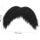 Conjunto de barba falsa masculina de 6pcs com acessórios de bigode marrom e preto 2