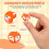 50pcs Fox-Shaped Student Erasers Bulk Set Portable Writing Erasers 3