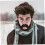 Conjunto de barba falsa masculina de 6pcs com acessórios de bigode marrom e preto 7