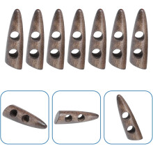 50 boutons en corne de bois pour manteaux, pulls et uniformes de baseball (Ă personnaliser soi-mĂŞme).