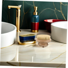 Doucheborstel van sisal, exfoliërende en scrubborstel voor het lichaam. Geschikt voor het borstelen van de droge huid en het gebruik onder de douche.