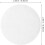 6.5cm Medium-Speed Qualitative Filter Paper Discs 100 Sheets Pack for Laboratory Scientific Research 2
