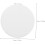 6pcs Compact White Foldable Round Mini Makeup Mirrors Dual-Sided Small Portable Handheld Mirrors 2