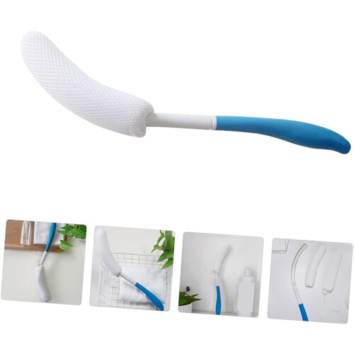 Long Handle Bath Brush Back Cleaning Brush with Soft Abs Tpr Bristles for Shower after Bathing, Practical Bathing Tool 2