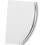 6pcs Compact White Foldable Round Mini Makeup Mirrors Dual-Sided Small Portable Handheld Mirrors 3