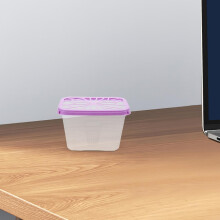Lot de 6 boîtes déshumidificateurs réutilisables en plastique avec couvercle, conteneurs déshumidificateurs portables