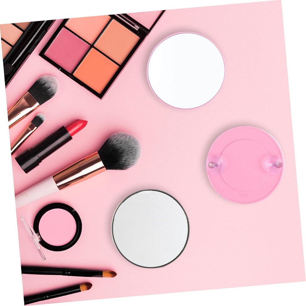 Hkhbjs 6Pcs Magnifying Cosmetic Mirror Round Pocket Mirror For Woman Suction Cup