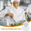 Chef Suit Sewing Buttons 100Pcs Plastic Round Sturdy Replacement Buttons 7