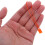 990pcs Orange 17cm Polyester Tag String Loop Fastener for Clothing Luggage Price Tags 4