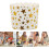 50pcs Disposable Golden Paper Baking Cupcake Cups with Bronzing Star Pattern 8