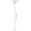 990pcs Orange 17cm Polyester Tag String Loop Fastener for Clothing Luggage Price Tags 8