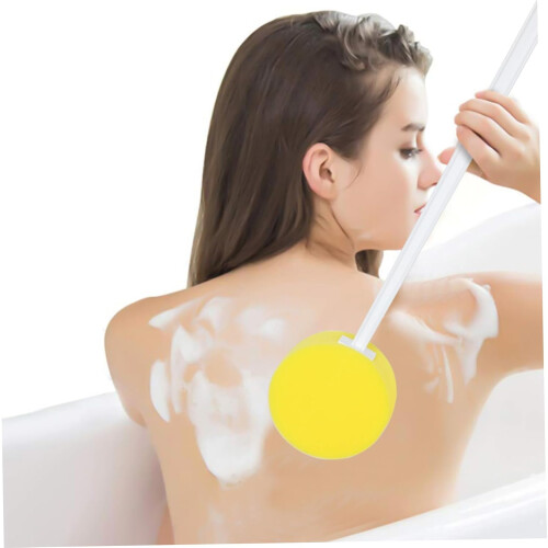 2 Stück Peeling-Badebürsten mit langem Griff für den Heimgebrauch, weiche Borsten 2