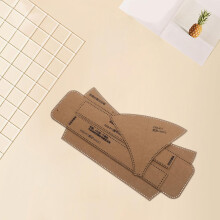 DIY-Handtaschen-Schablone aus Papier, Nähset ohne Schneiden zum Basteln von Taschenmustern, inklusive Henkelvorlage für Taschen