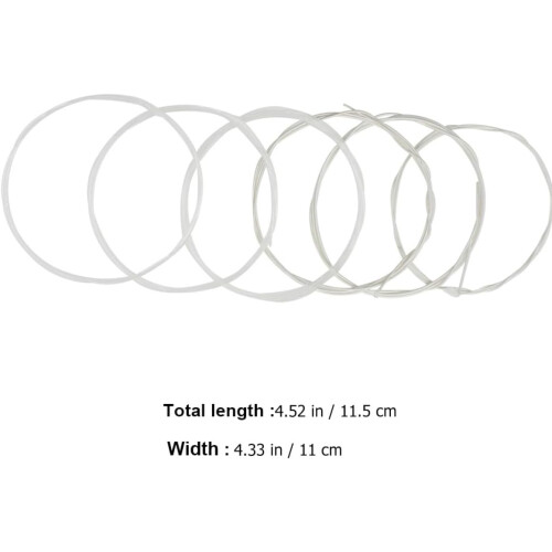 Nylon-Klassikgitarrensaiten, 6er-Pack, robustes Material, schöne Klangqualität 1