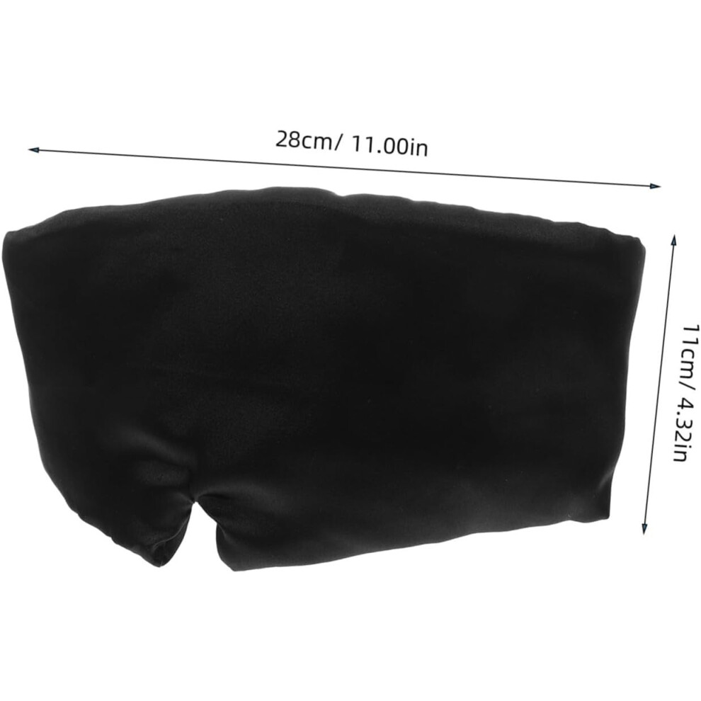 Hkhbjs 2Pcs Simulated Silk Eye Mask For Sleep Full Blackout Travel Blindfold Soft Faux Silk Eye Covers