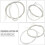 Nylon-Klassikgitarrensaiten, 6er-Pack, robustes Material, schöne Klangqualität 6