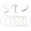 Nylon Classical Guitar Strings Pack Sturdy Material 6pcs with Beautiful Sound Quality 7