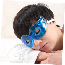 6 unidades de mascarillas de gel para ojos con efecto refrescante y huecas, cómodas para dormir, relajantes y con efecto oscurecimiento total.