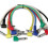6pcs Guitar Patch Cables Right Angle Elbow Patch Cables for Guitar Use Great Accessories 6