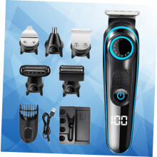 5-in-1 Multifunctional Electric Hair Clippers Hair Trimmer Lcd Display Rechargeable Cordless Professional Cutting Grooming Tool