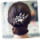 Bridal cabelo pente strass e sotaques cabeçalho de casamento elegante 8