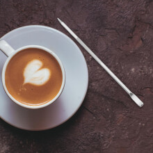 6 bolígrafos de arte para espresso, herramienta de arte para café, aguja de metal de acero inoxidable para café, fácil de usar, mano de obra fina.