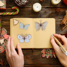 80 wasserfeste Haustier-Insekten-Aufkleber zum Selbermachen, Scrapbooking, Journaling, Planerbasteln und Dekorieren