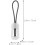 8pcs Glow-in-the-Dark TPU Zipper Pulls for Backpack Replacement, Small Plastic Zipper Tabs 2