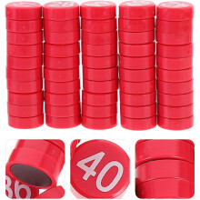 50 Stück magnetische Zahlenaufkleber zum Lernen von Mathematik 1 dekorativer Kühlschrankmagnet