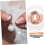 50pcs Hypoallergenic Silicone Earring Backs Replacement Stoppers 8