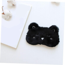 2pcs Cute Cartoon Black Cat Boys and Girls Sleep Eye Mask