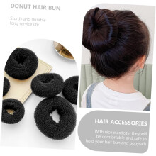 Lot de 6 chignons donuts pour femmes, faciles Ă utiliser pour les fĂŞtes et les mariages.