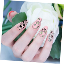 6 stuks nagelstempelplaatjes met bloemenpatroon, delicate metalen nagelstempelset, doe-het-zelf sjablonen