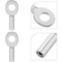 6 Stück Ersatzverbinder für Turnseile mit Ösen