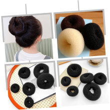 6 stuks haarknotjesmakers voor dames, donutvormige haarknotjesmaker, gemakkelijk te gebruiken voor feestjes en bruiloften