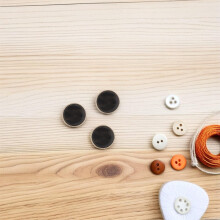 10 botones redondos planos de resina de 20 mm para chaquetas, trajes, abrigos de lana, suéteres y accesorios de costura vintage.