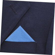 Lot de 8 mouchoirs en coton pour homme, doux, unis, à rayures