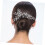 Brauthaarkamm mit Strasssteinen, elegantes florales Design, Haaraccessoire 7