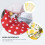 Printed Patchwork Fabric Bundle 8pcs Yellow Floral Cotton Sheets DIY Sewing Accessories Quilting Cloth 3