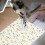 Printed Patchwork Fabric Bundle 8pcs Yellow Floral Cotton Sheets DIY Sewing Accessories Quilting Cloth 4