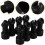 8pcs Trampoline Rod Caps Replacement Trampoline Pole Covers Plastic Accessories 8