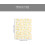 Printed Patchwork Fabric Bundle 8pcs Yellow Floral Cotton Sheets DIY Sewing Accessories Quilting Cloth 6