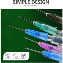 100Pcs Industrial Dispenser Needle Tips 23G Filling Needles for Electronics and Automotive Production Line Use