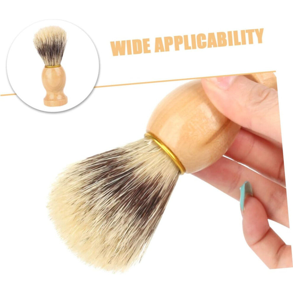 Hkhbjs Beard Brush For Men Bristles Beard Grooming Brush Portable For Daily Use And Barber Shop